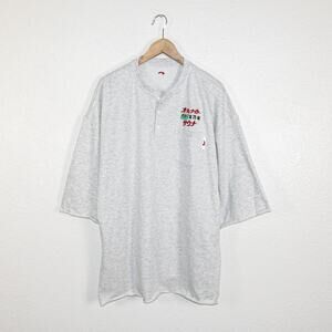FREAK'S STORE Japan Men's Large Henely Shirt Gray All night suana